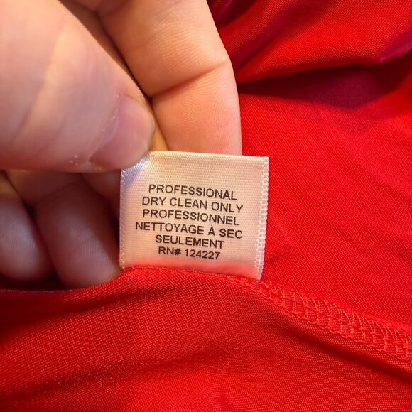 MISA Los Angeles Leza Cross Over Sleeveless Tulip Maxi Dress in Red Size Small - Picture 6 of 11